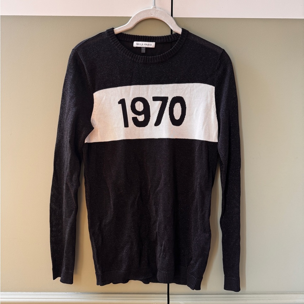 Bella Freud Metallic Sweater - S